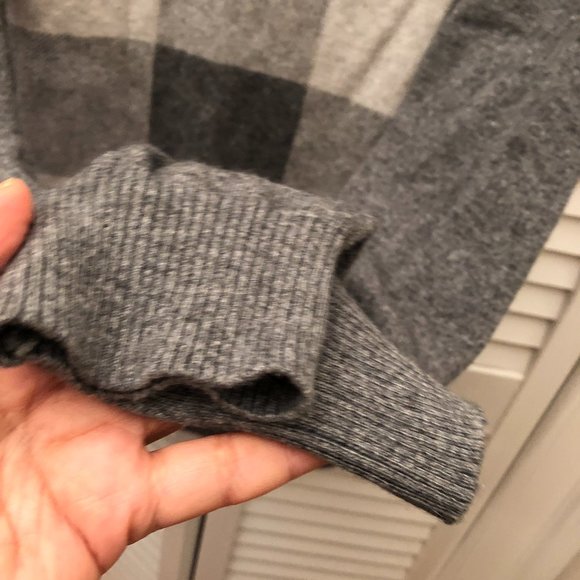 Castri men zip up gray sweater, merino wool blend, made in Italy, L - Picture 6 of 7